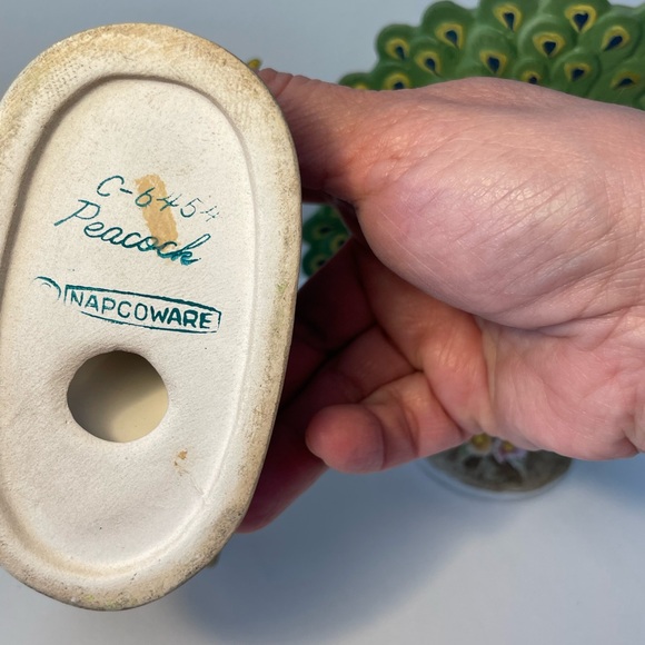 Napco Peacock vintage figurine in excellent vintage condition - Picture 4 of 4